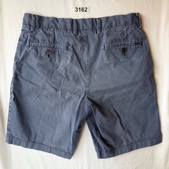 Michael Kors Men Flat Front Khaki Shorts size 30, Blue - Picture 11 of 11